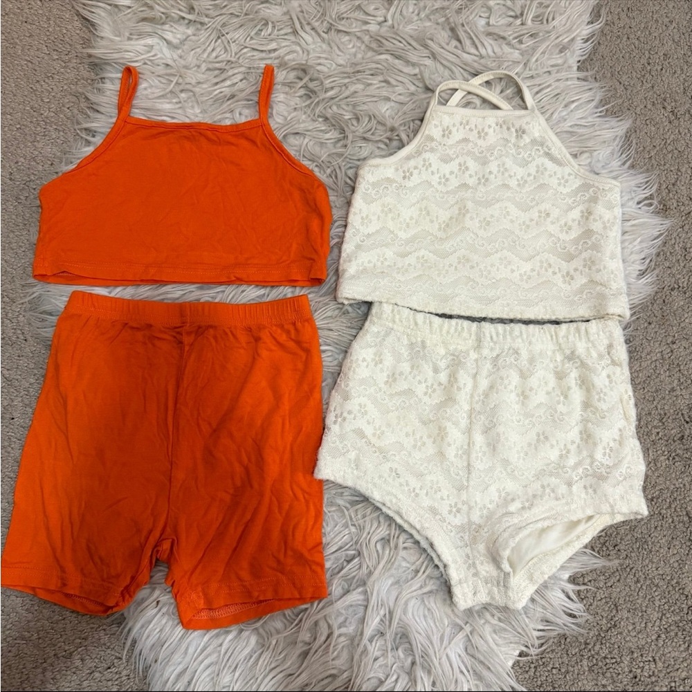 Toddler Girls 2-Piece Outfit Lot (2 Sets)